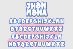 Jhon Mona – Playful Display Font