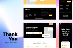 Job Recruitment Wireframe Website 02