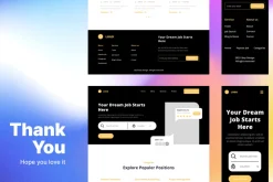 Job Recruitment Wireframe Website 01