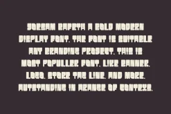 Joesam Bafeth - Thick Bold Font