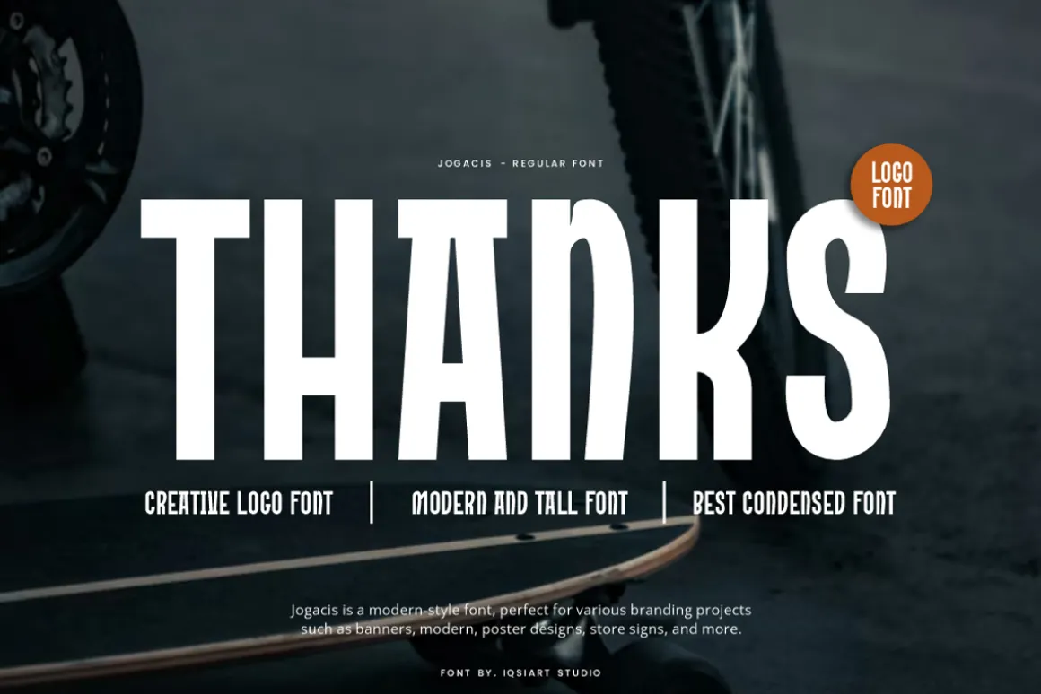 Jogacis - Creative Logo Font