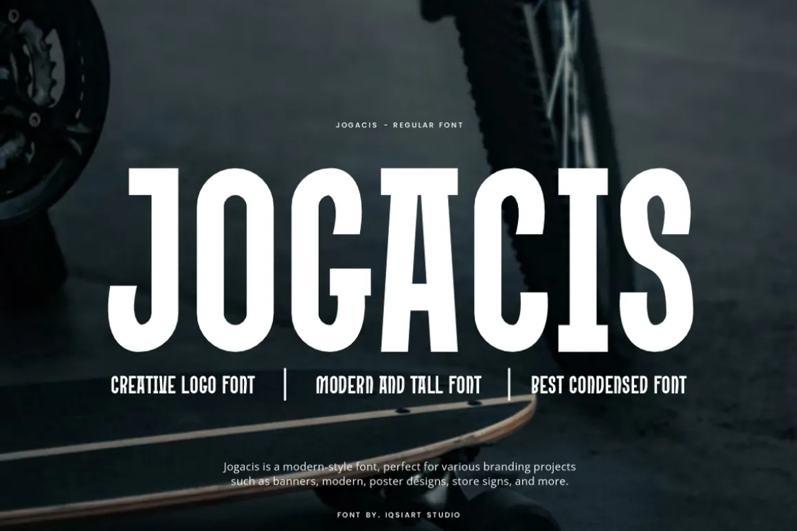 Jogacis - Creative Logo Font