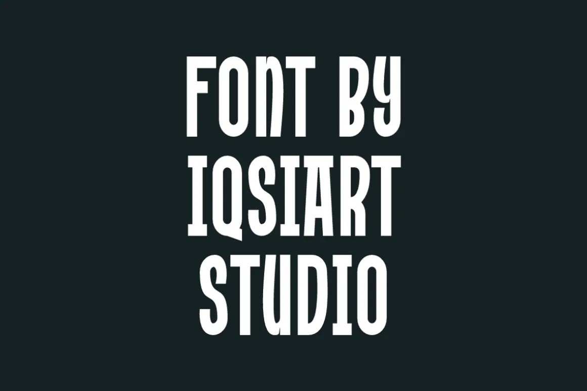 Jogacis - Creative Logo Font