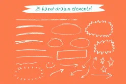 Jolly Jan • Crayon Handlettered Font