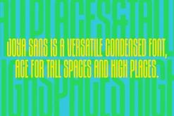 Joya Sans V2 - Condensed Font Family