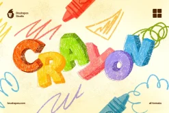 Joyful Crayon Multi App Brushes
