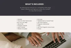 Joy | Sales Page Template Canva