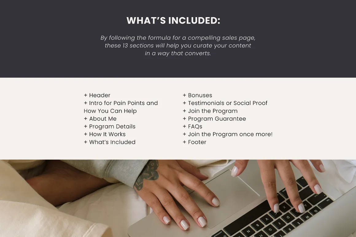 Joy | Sales Page Template Canva