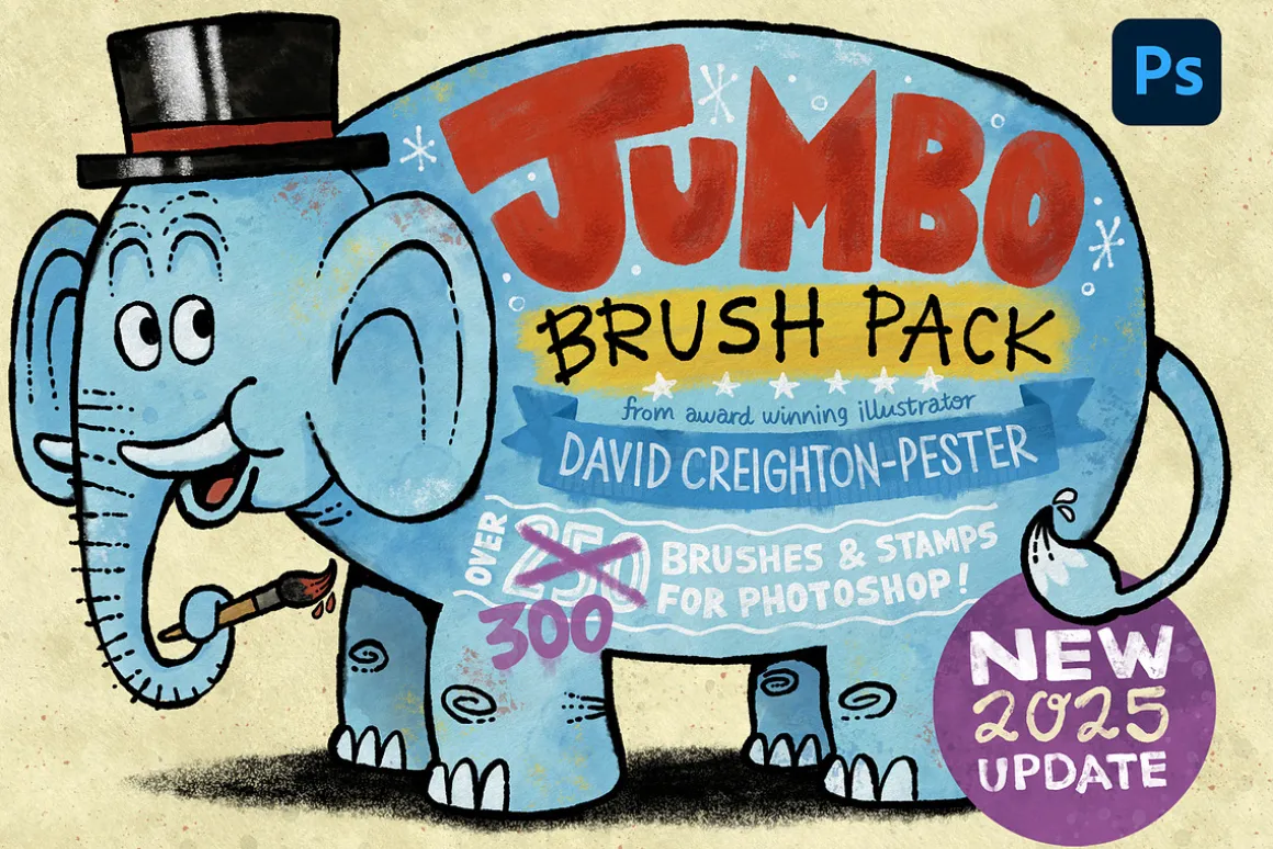 JUMBO Brush Pack for Photoshop