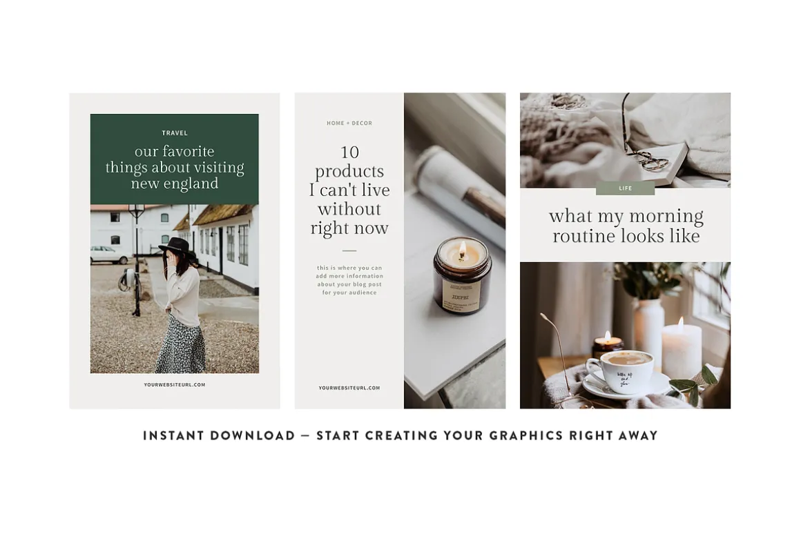 June Pinterest Templates