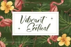Jungle Coastal Natural Handwritten