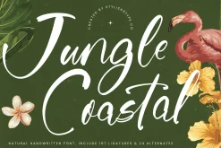 Jungle Coastal Natural Handwritten