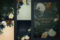 Juniper Winter Floral Graphics