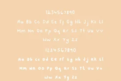 Juno - A Handwritten Font