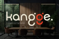Kangge – The Perfect Logo Font