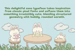 Kawaii Cubes – Cute Pixel Typeface