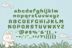 Kawaii Cubes – Cute Pixel Typeface