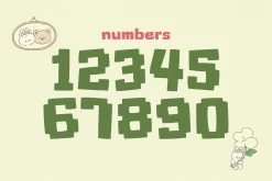 Kawaii Cubes – Cute Pixel Typeface