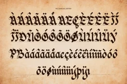 Kejddart | Blackletter Typeface