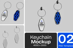 Keychain Mockup