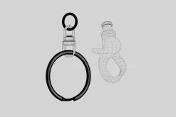 Keychain 3d model 02