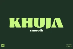 Khuja Smooth - Display Typeface