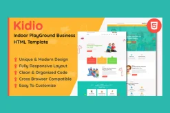 Kidio - Indoor PlayGround Template