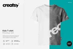 Kids T-shirt Mockup Set