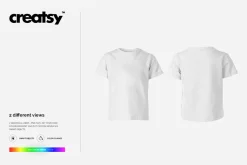 Kids T-shirt Mockup Set