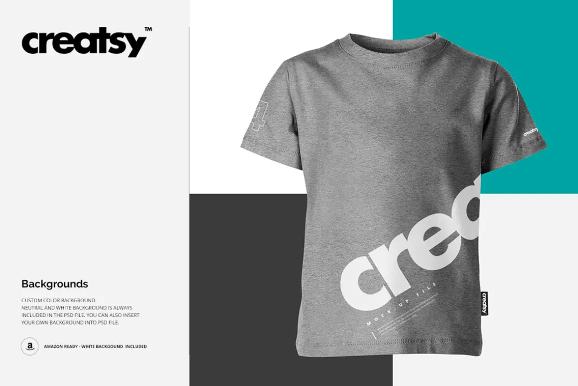 Kids T-shirt Mockup Set