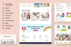 Kidztar - Kindergarten Website