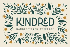 Kindred Handlettered Typeface