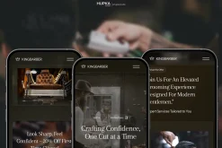 KingBarber - Framer Template