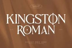 Kingston Roman Elegant Serif Font