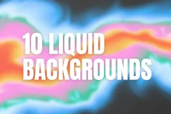 8K Liquid Glass Abstract Backgrounds
