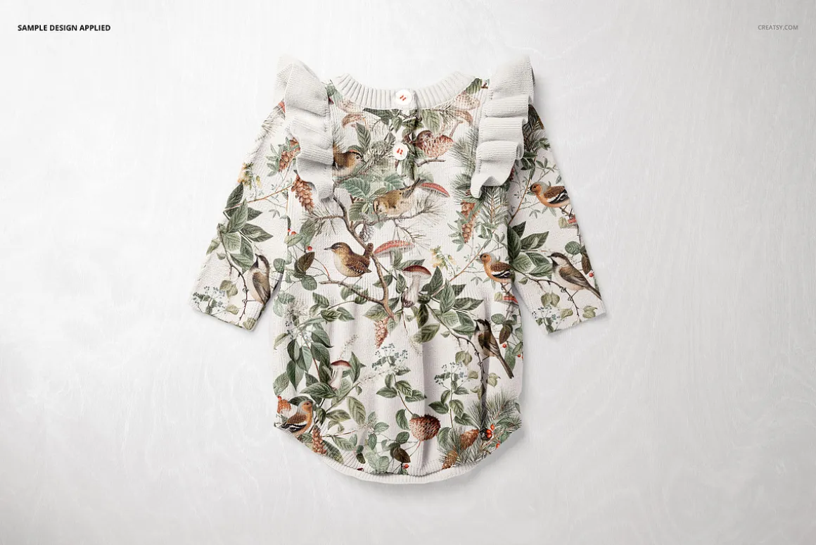 Knitted Romper Mockup Set (28/LFv.2)