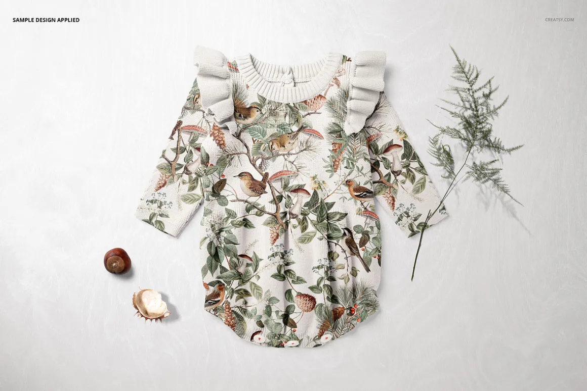 Knitted Romper Mockup Set (28/LFv.2)