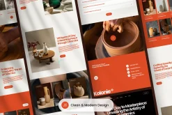 Kolonie - Ceramic Studio Website