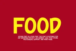 Kolyan - Food Font
