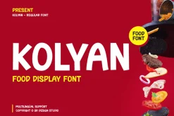 Kolyan - Food Font