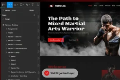 Kommax - MMA Academy Landing Page