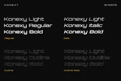 Konexy - Modern Expanded Sans