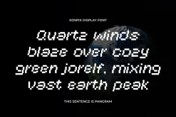 Kospix - Pixel Font