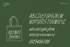 Krawel - Handwritten Brush Font