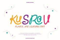 Kusrov - Playful Ligatures Font