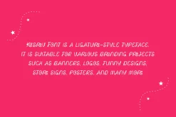 Kusrov - Playful Ligatures Font