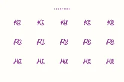 Kusrov - Playful Ligatures Font