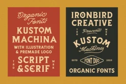 Kustom Machina - Font Duo & Bonus!