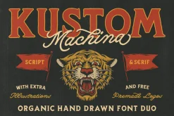 Kustom Machina - Font Duo & Bonus!