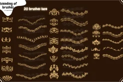 24 Lace Procreate brushes 02